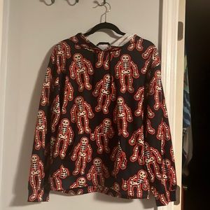 Medium cute skeleton hoodie.